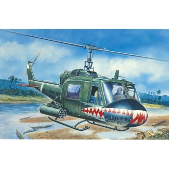ITALERI 0050 Сборная модель вертолета UH-1C GUNSHIP (1:72)