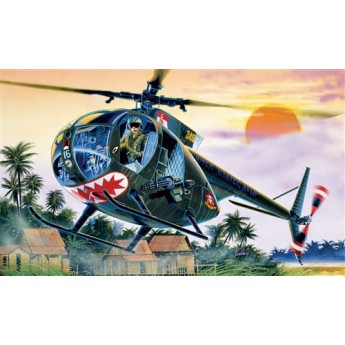 ITALERI 1028 Сборная модель вертолета OH-6 A CAYUSE (1:72)