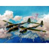 Academy 12208 Сборная модель самолета P-38F "Лайтнинг" (1:48)