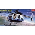 Academy 12249 Сборная модель вертолета HUGHES 500D Police Helicopter (1:48)