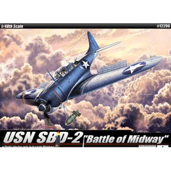 Academy 12296 Сборная модель самолета USN SBD-2 "Midway" (1:48)