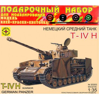 Моделист ПН303503 Сборная модель немецкого танка Т-IV H. Подарочный набор (1:35)