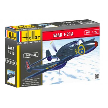 Heller 80261 Сборная модель самолёта SAAB J21 (1:72)