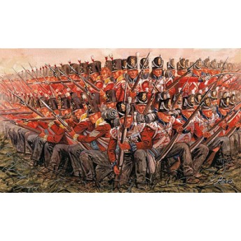 ITALERI 6095 Фигурки солдат NAPOLEONIC WARS - BRITISH INFANTRY 1815 (1:72)