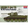 Academy 13505 Сборная модель танка USSR T-34/76 No183 Factory Production (1:35)