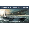 Academy 14210 Сборная модель корабля USS CVN-63 KITTY HAWK (1:800)