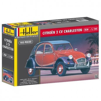 Heller 80766 Сборная модель легкового автомобиля Citroen 2CV Charleston (1:24)