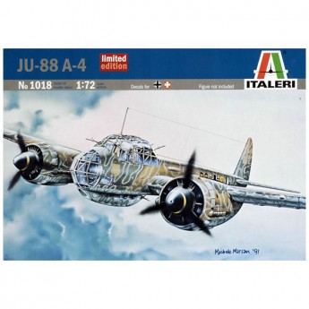 ITALERI 1018 Сборная модель военного самолета Junkers Ju 88 A-4 (1:72)