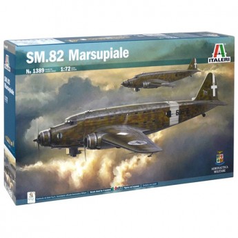 ITALERI 1389 Сборная модель военного самолёта SM.82 Marsupiale (1:72)