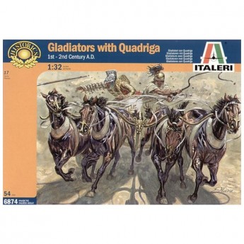 ITALERI 6874 Фигурки солдат Gladiators with Quadriga (1:32)