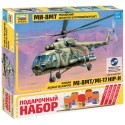 Звезда 7253П Сборная модель вертолета Ми-8 МТ. Подарочный набор (1:72)