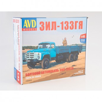 AVD Models 1320AVD Сборная модель автомобиля бортовой ЗИЛ-133ГЯ (1:43)