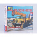 AVD Models 1368AVD Сборная модель автомобиля автокран КС-3574 (4320) (1:43)