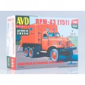 AVD Models 1377AVD Сборная модель автомобиля пожарного ПРМ-43 (151) (1:43)