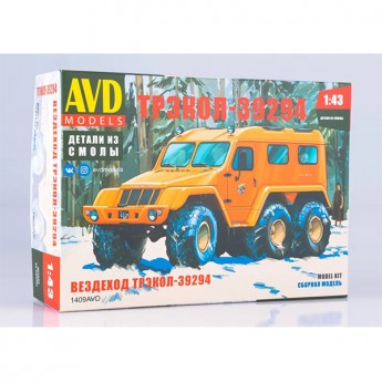 AVD Models 1409AVD Сборная модель автомобиля вездеход ТРЭКОЛ-39294 (1:43)