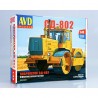 AVD Models 8002AVD Сборная модель виброкатка СД-802 (1:43)