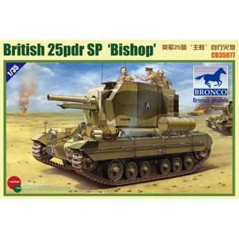 Bronco Models CB35077 Сборная модель САУ British 25pdr SP Bishop (1:35)