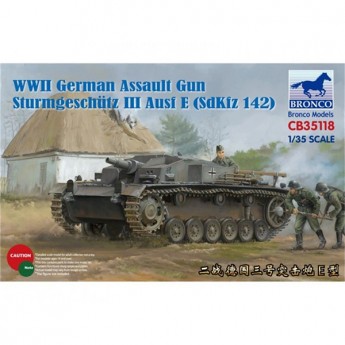 Bronco Models CB35118 Сборная модель САУ Sturmgeschtz III Ausf E (SdKfz 142) (1:35)