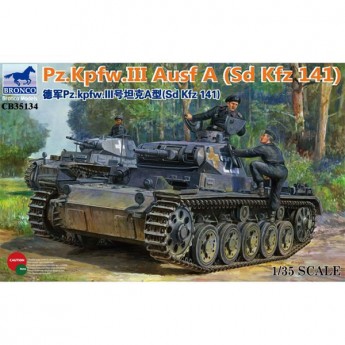 Bronco Models CB35134 Сборная модель танка Pz.Kpfw. III Ausf. A (Sd Kfz 141) (1:35)