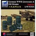 Bronco Models FB4020 Аксессуары German WWII Jerrycans & Oil Drums (1:48)