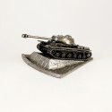 HeavyMetal.Toys Модель танка КВ-1С из металла с подставкой (1:100)