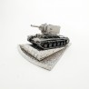 HeavyMetal.Toys Модель танка КВ-2 из металла с подставкой (1:100)