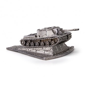 HeavyMetal.Toys Модель танка ИСУ-152 из металла с подставкой (1:100)