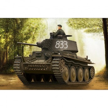 Hobby Boss HB80136 Сборная модель танка German Panzer Kpfw 38(t) Ausf E/F (1:35)