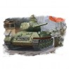 Hobby Boss HB84809 Сборная модель танка T-34/85 tank (мод 1944 angle-jointed turret) (1:48)