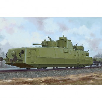 Hobby Boss HB85514 Сборная модель броневагона Soviet MBV-2 Armored Train (1:35)