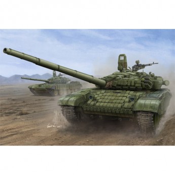 Trumpeter 00925 Сборная модель танка Т-72Б1 МБТ (w/kontakt-1 reactive armor) (1:16)