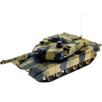 Heng Long Радиоуправляемая модель танка Battle M1A1 ABRAMS (стреляет шариками) RTR 1:24