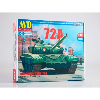 AVD 3014AVD Сборная модель танка Т-72А (1:43)