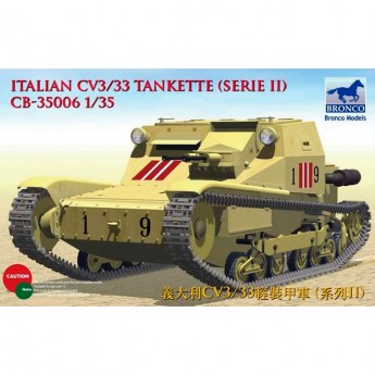 Bronco Models CB35006 Сборная модель танка Italian CV3/33 Tankette (Serie II) (1:35)