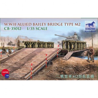 Bronco Models CB35012 Набор для диорамы WWII Allied Bailey Bridge Type M2 (1:35)