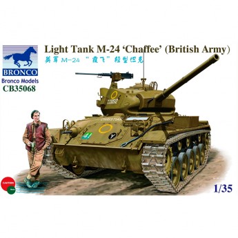 Bronco Models CB35068 Сборная модель танка Light Tank M-24 Chaffee (British Army) (1:35)