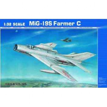 Trumpeter 02207 Сборная модель самолета MiG-19S Frarmer C (1:32)