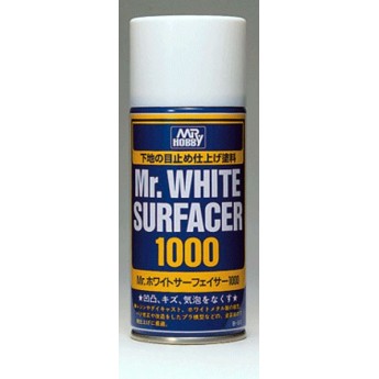 Краска-грунтовка в баллончиках Mr.WHITE SURFACER 1000 170мл